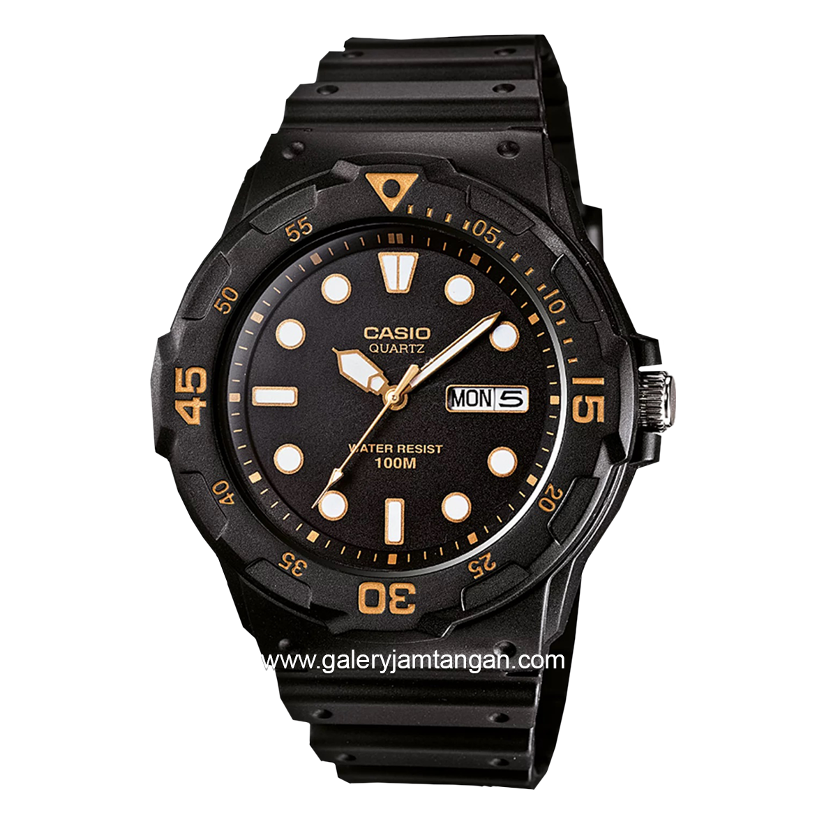 CASIO MRW-200H-1EVDF Black Resin Strap