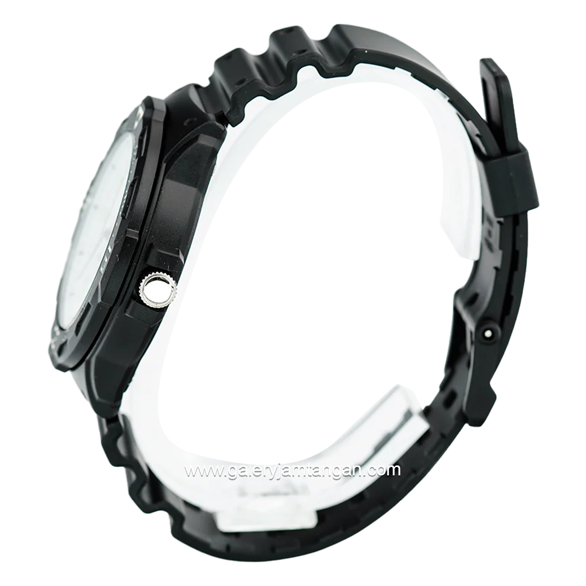 CASIO MRW-200H-7EVDF Black Dial White Resin Strap