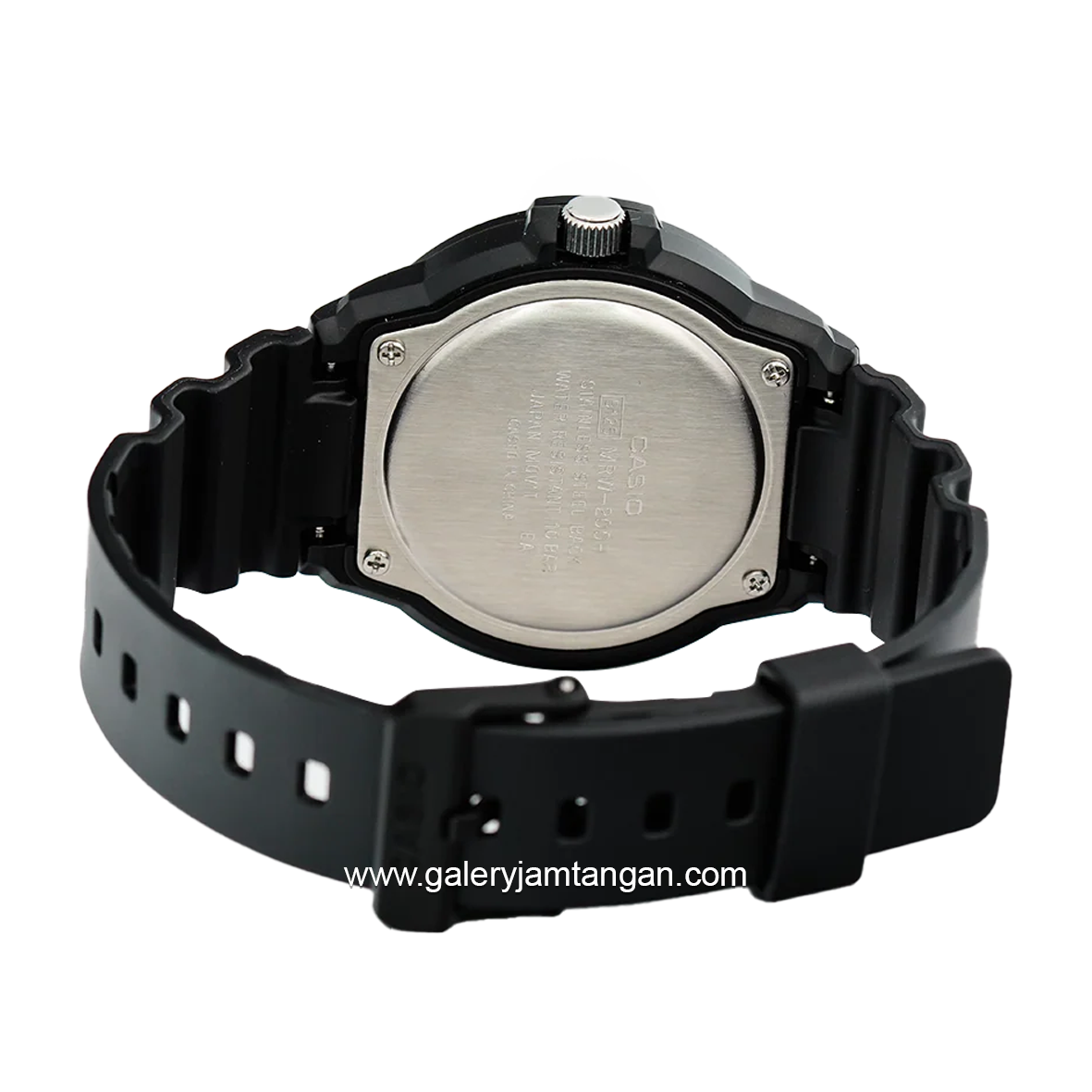 CASIO MRW-200H-7EVDF Black Dial White Resin Strap