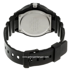 CASIO MRW-200H-9BVDF Black Hour Marker Yellow Resin Strap