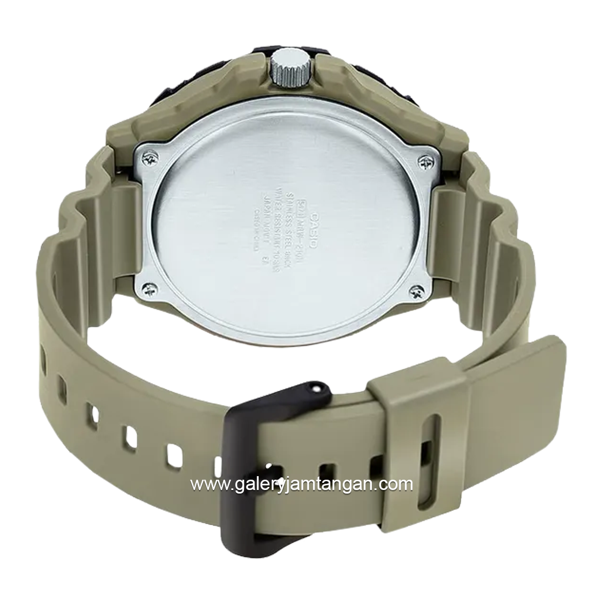CASIO General MRW-210H-5AVDF Army Dial Black Resin Strap