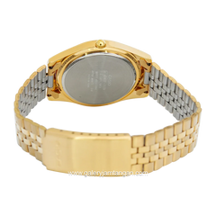 CASIO MTP-1129N-7ARDF Gold Dial White Stainless Steel