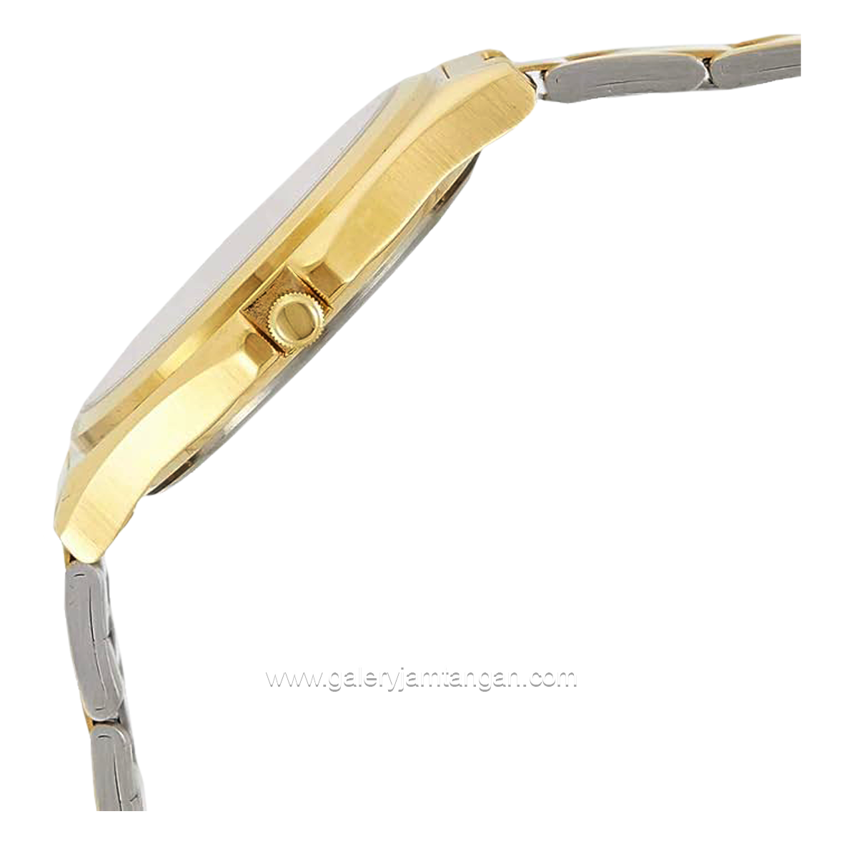 CASIO MTP-1130N-7BRDF Gold Dial White Stainless Steel