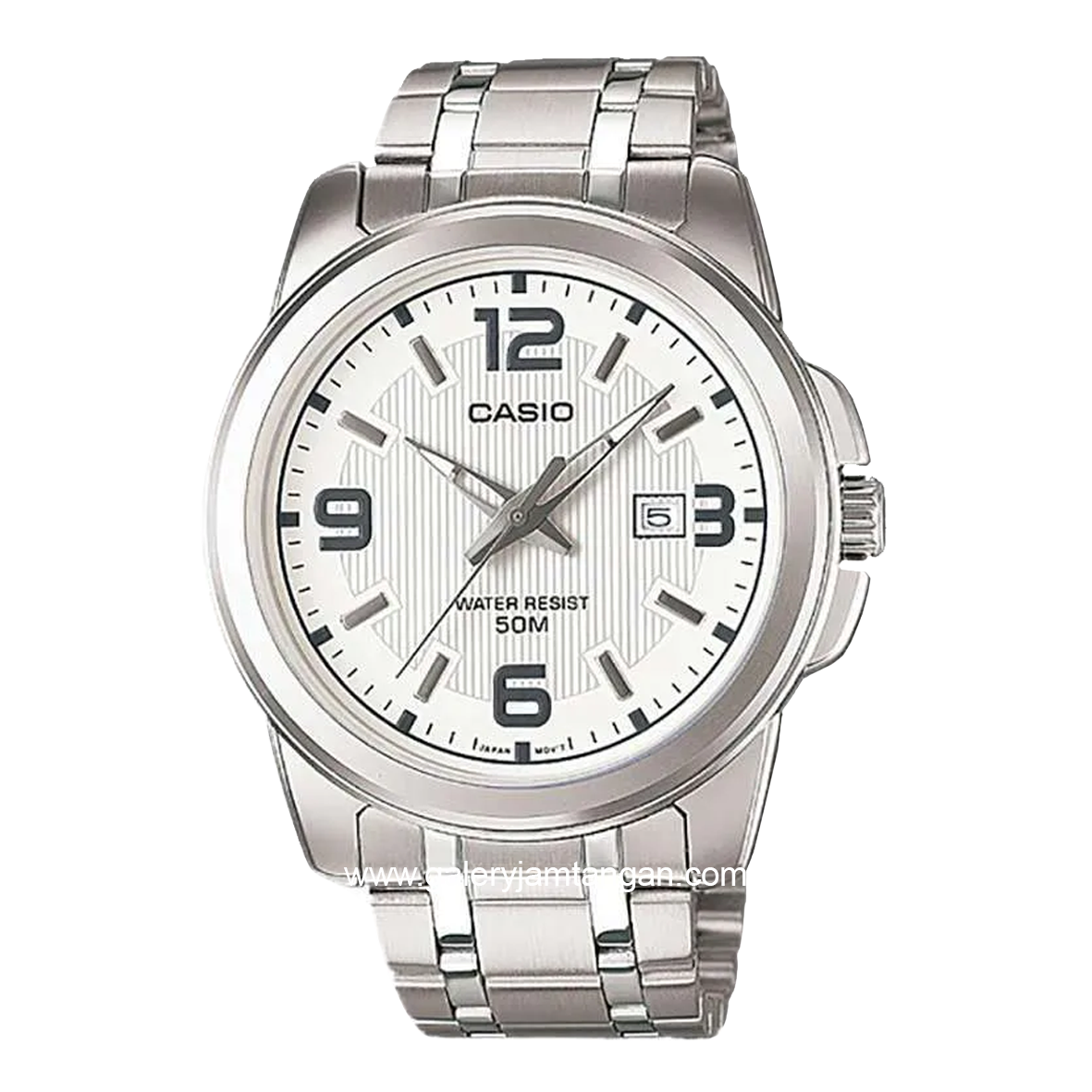 CASIO MTP-1314D-7AVDF Silver Dial White Stainless Steel