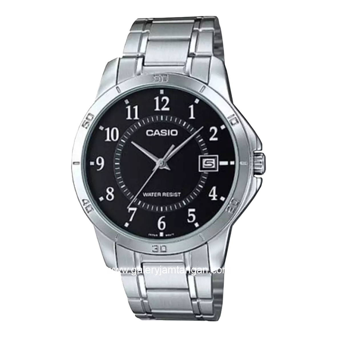 CASIO MTP-V004D-1BUDF Silver Dial Black Stainless Steel