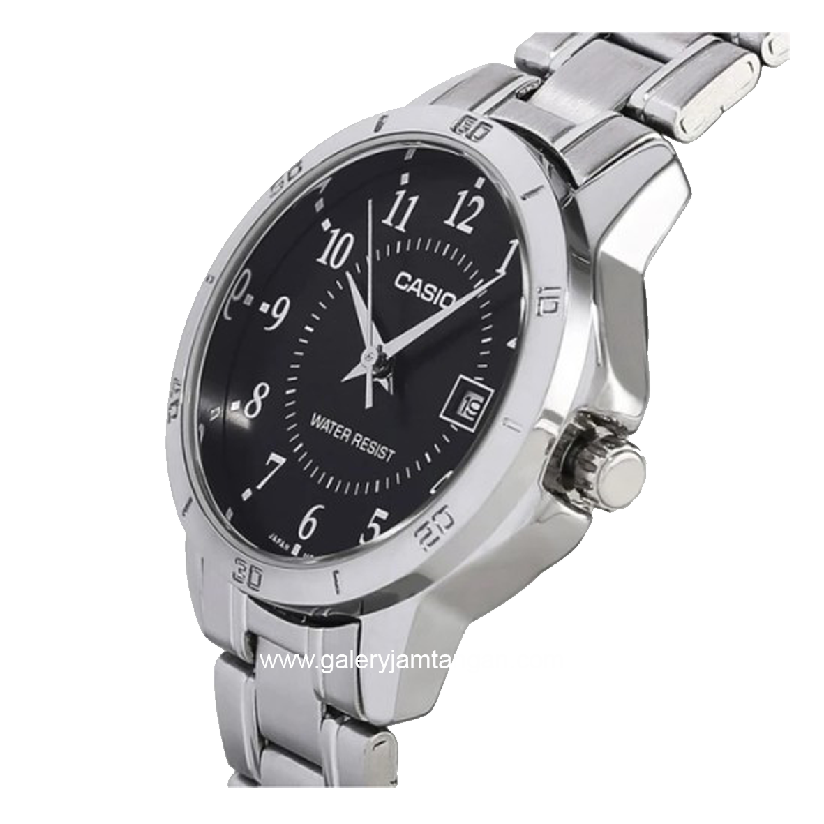 CASIO MTP-V004D-1BUDF Silver Dial Black Stainless Steel