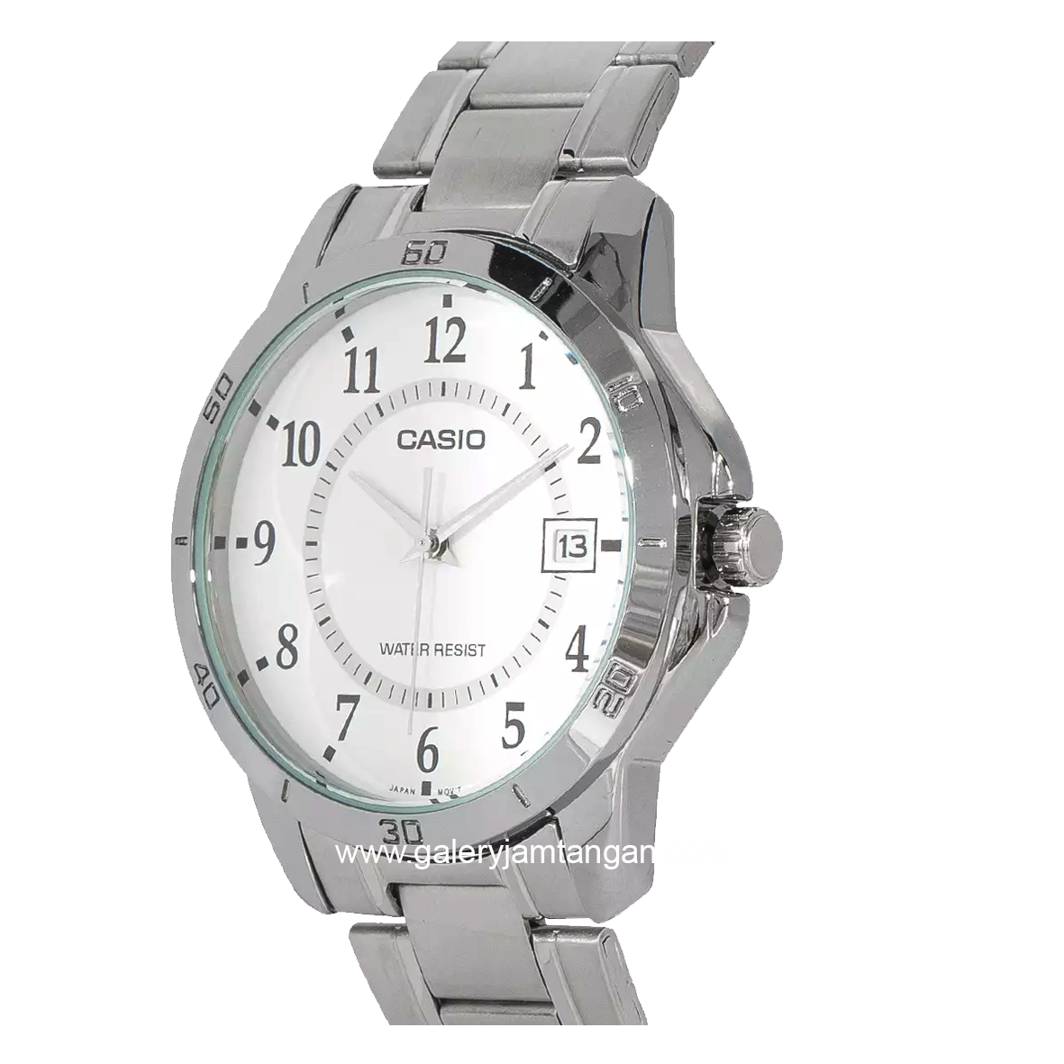 CASIO MTP-V004D-7BUDF Silver Dial White Stainless Steel