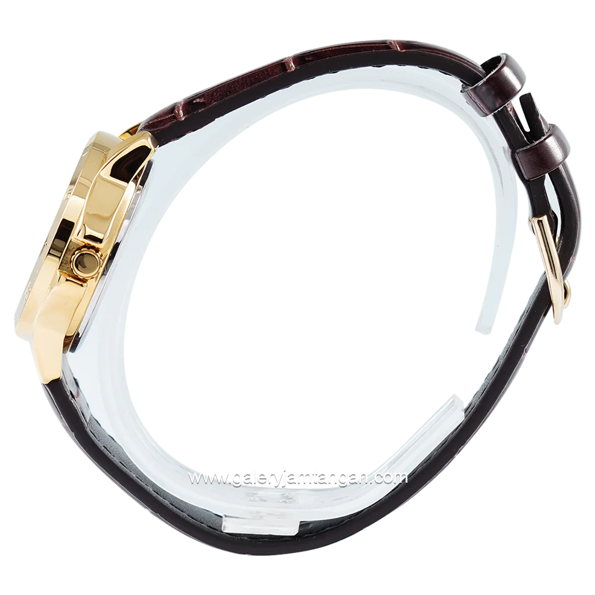 CASIO MTP-V004GL-9AUDF Brown Gold Leather Strap