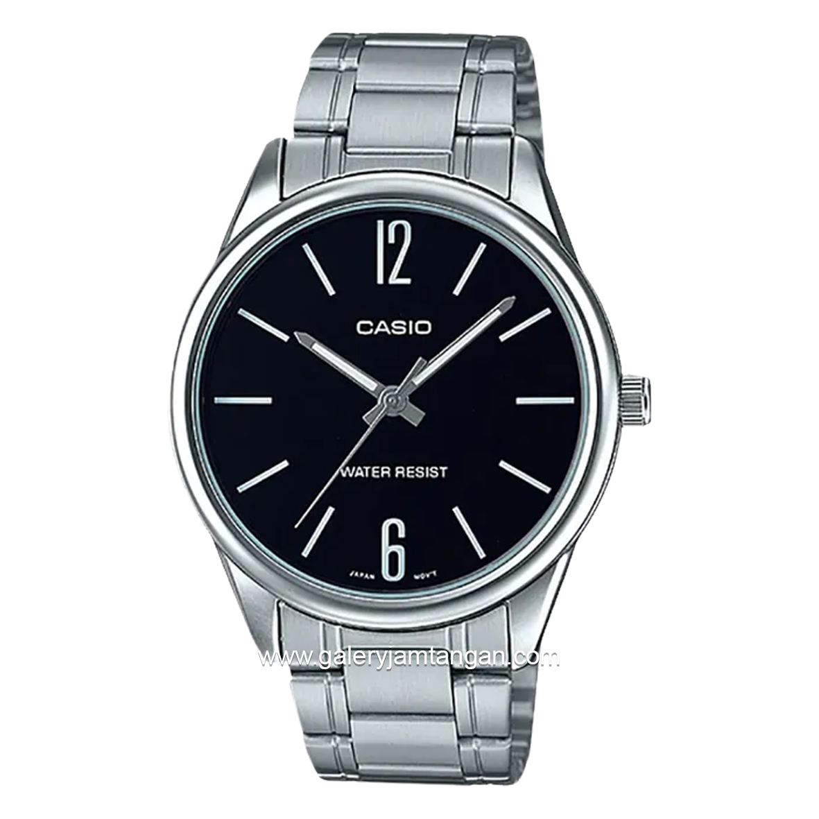 CASIO MTP-V005D-1BUDF Silver Dial Black Stainless Steel