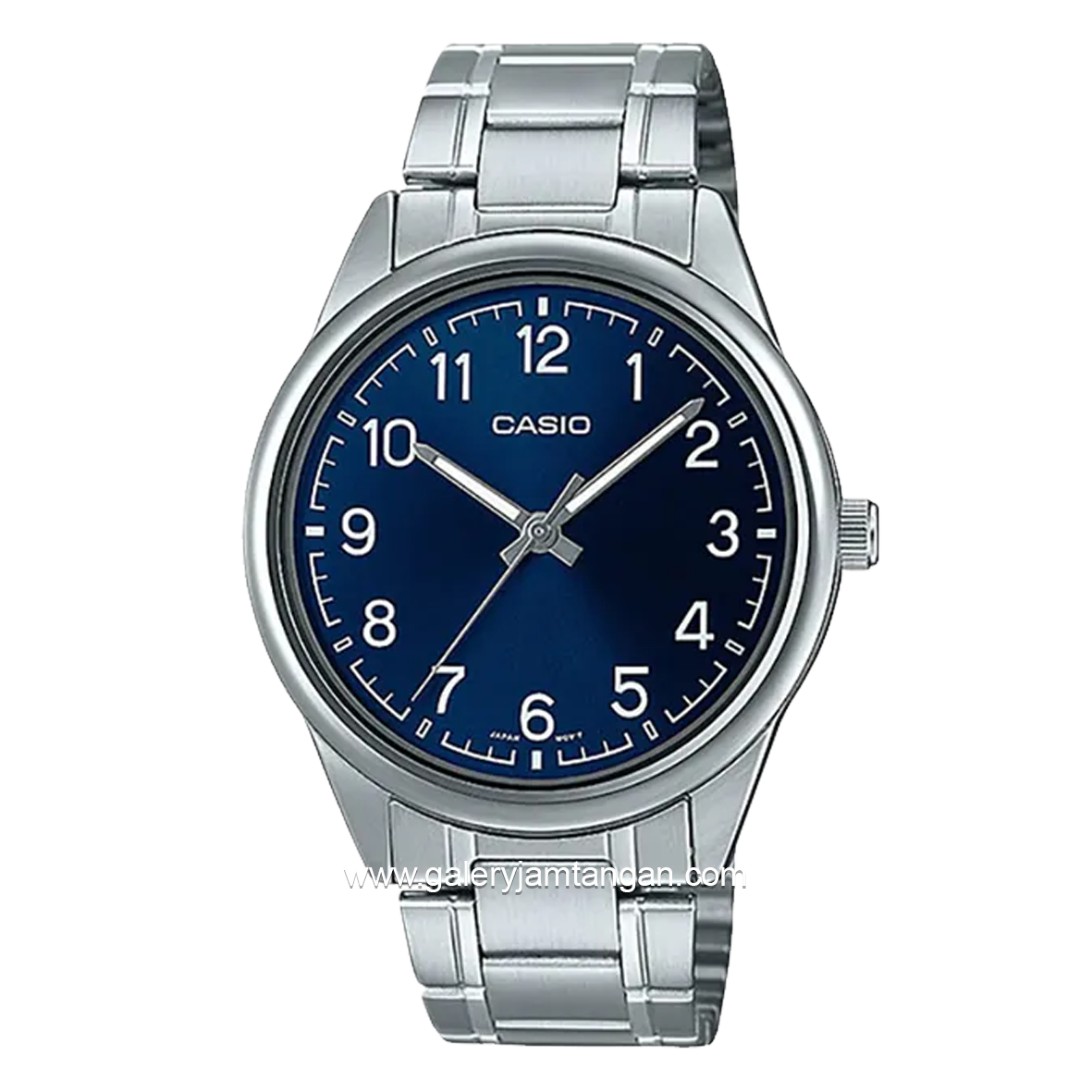 CASIO MTP-V005D-2B4UDF Silver Dial Blue Stainless Steel