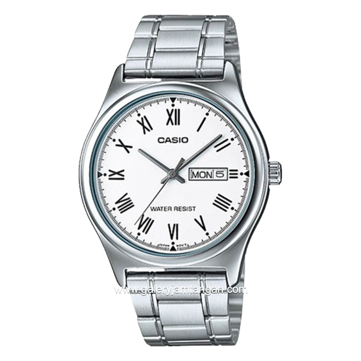 CASIO MTP-V006D-7BUDF Silver Dial White Stainless Steel