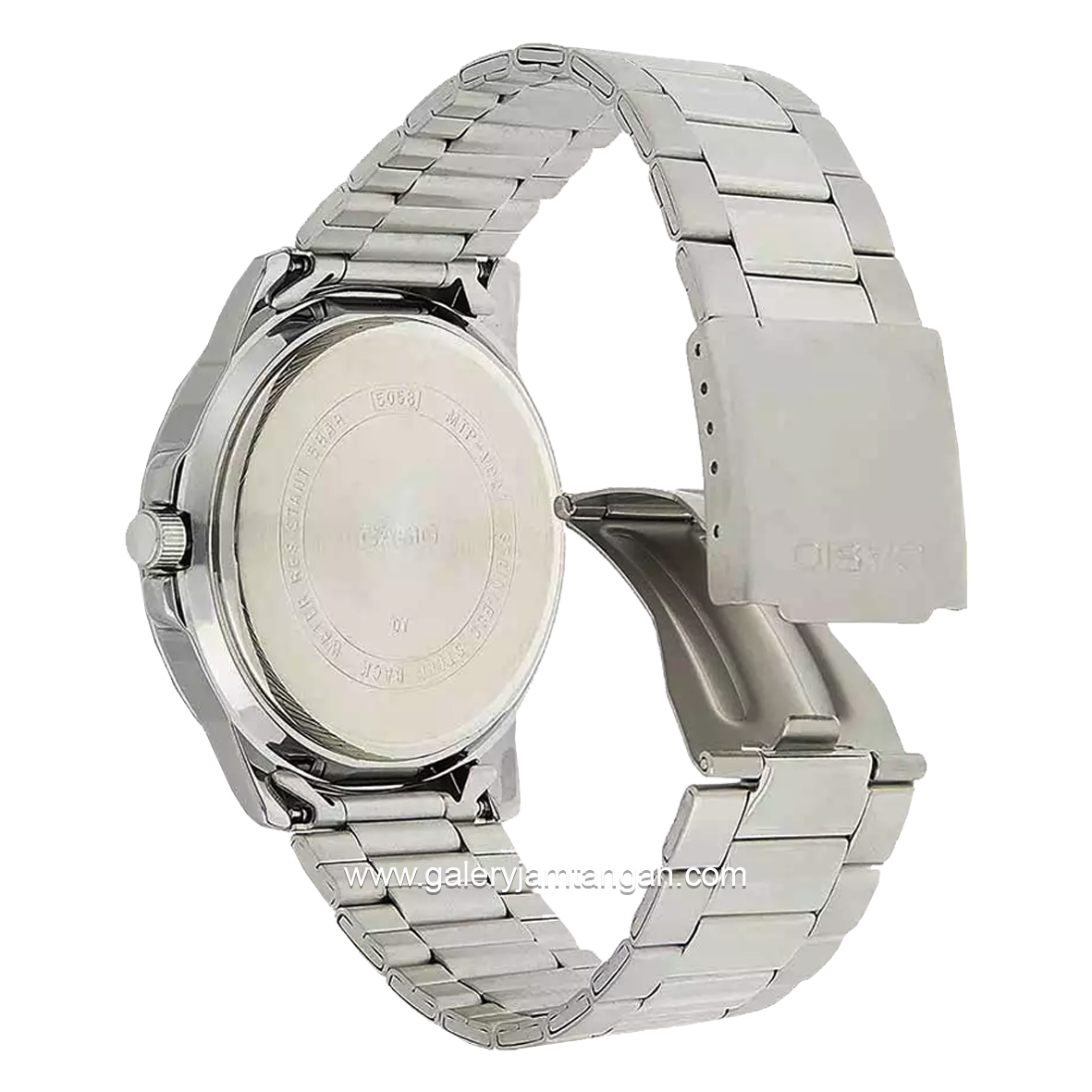 CASIO MTP-VD01D-1EVUDF Silver Dial Black Stainless Steel