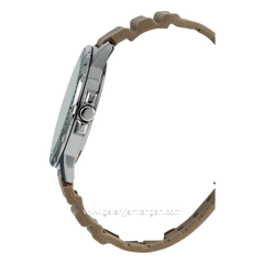 CASIO MTP-VD300-5BUDF Ivory Dial Black Rubber Strap