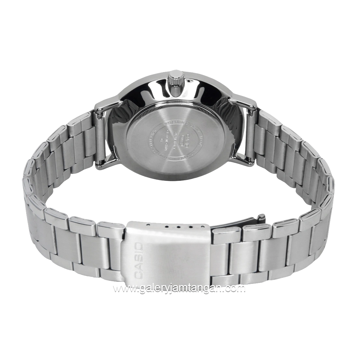CASIO MTP-VT03D-7BDF Silver Dial White Stainless Steel Strap