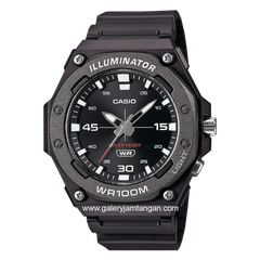 CASIO MW-620H-1AVDF Black Resin Strap