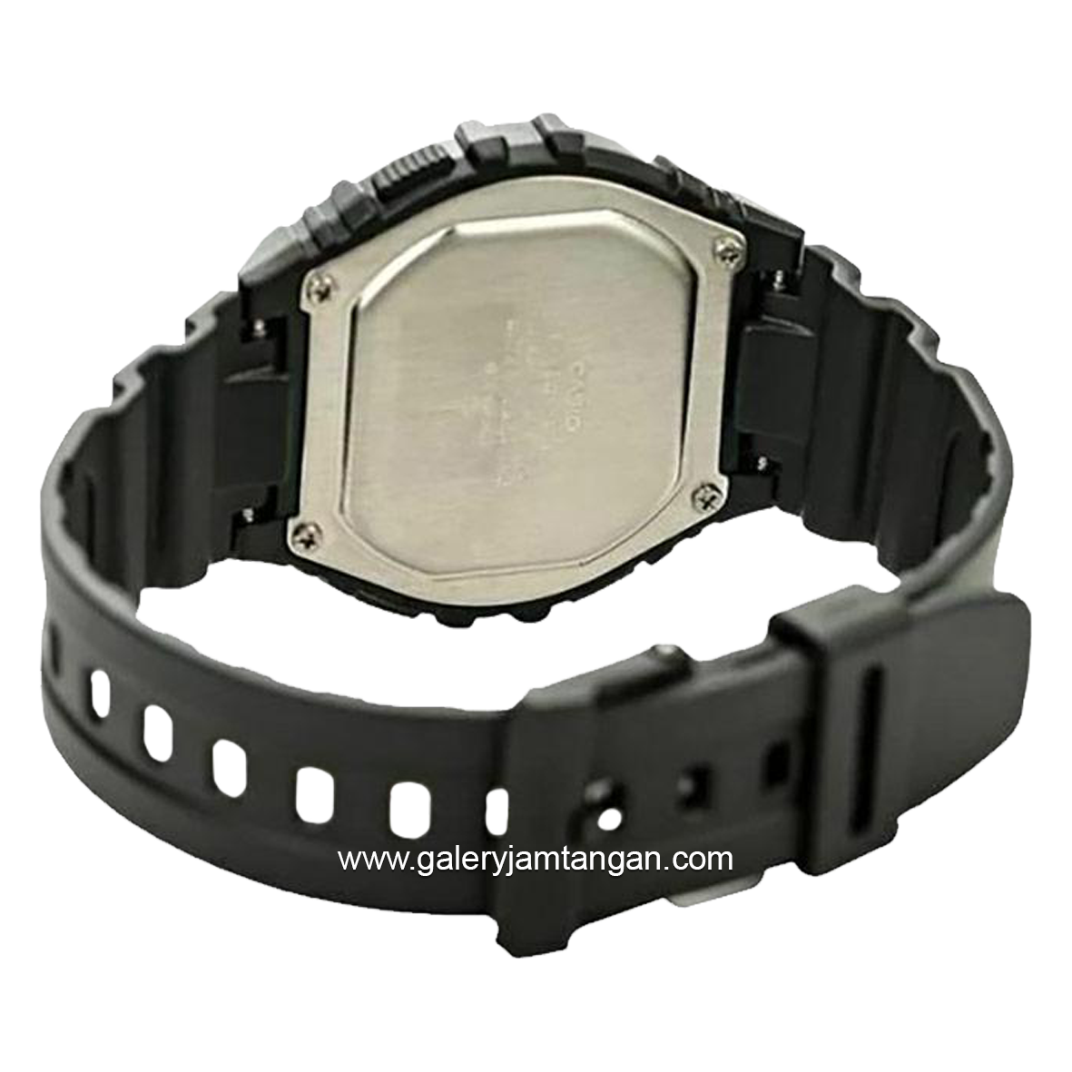 CASIO W-216H-1BVDF Digital Black Resin Strap