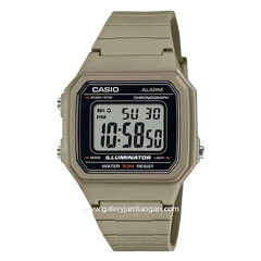 CASIO W-217H-5AVDF Cream Resin Strap