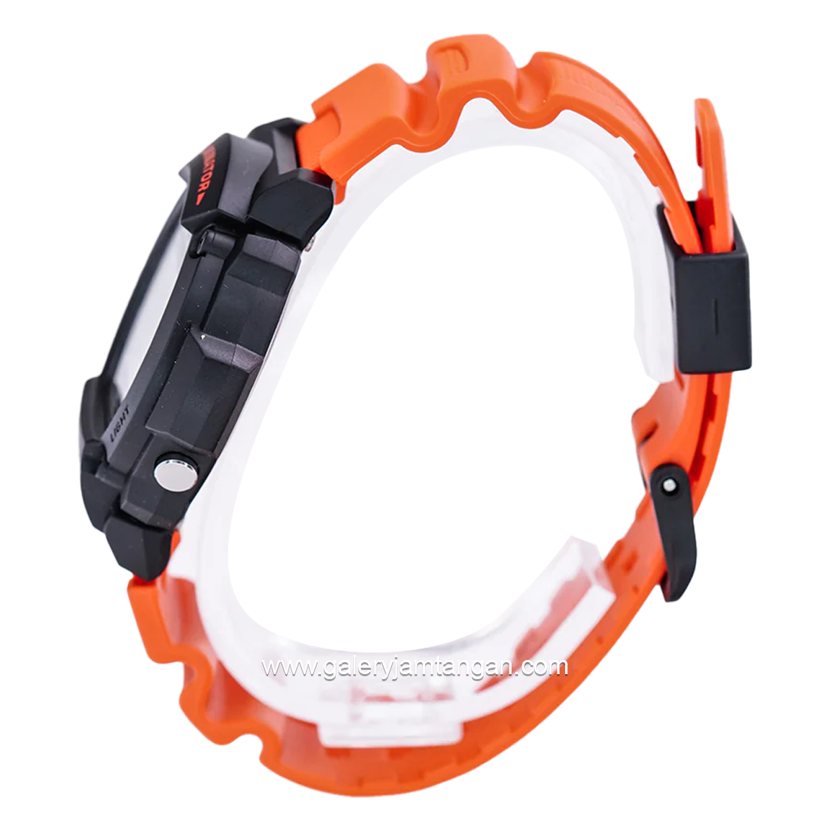 CASIO W-219H-4AVDF Digital Orange Black Resin Strap
