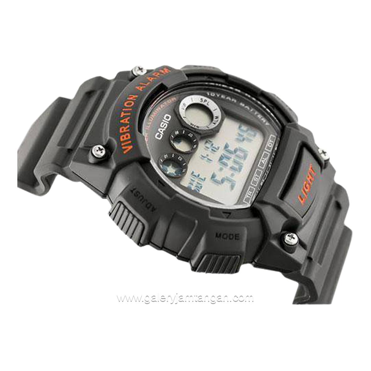 CASIO W-735H-8AVDF Digital Black Resin Strap