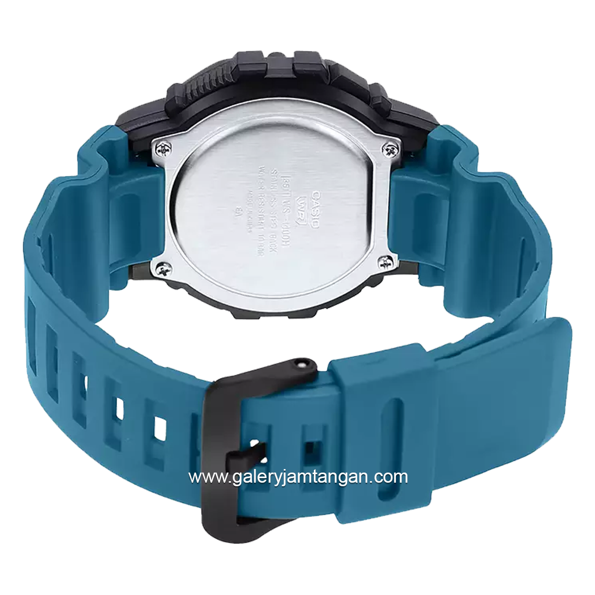 CASIO WS-1400H-3AVDF Digital Blue Black Resin Strap