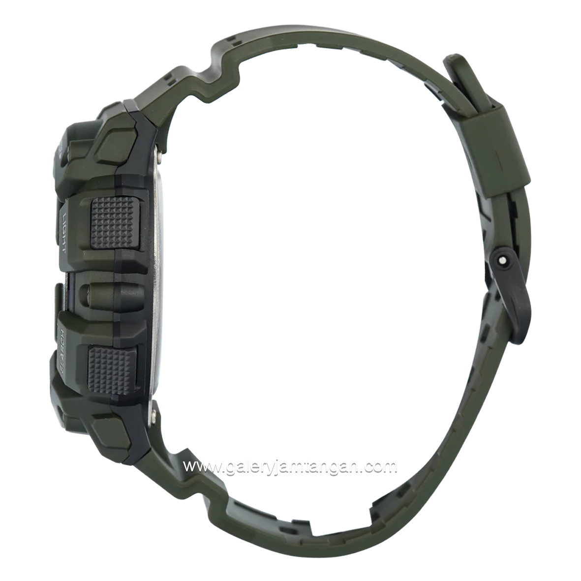 CASIO WS-1500H-3BVDF Digital Full Army Resin Strap