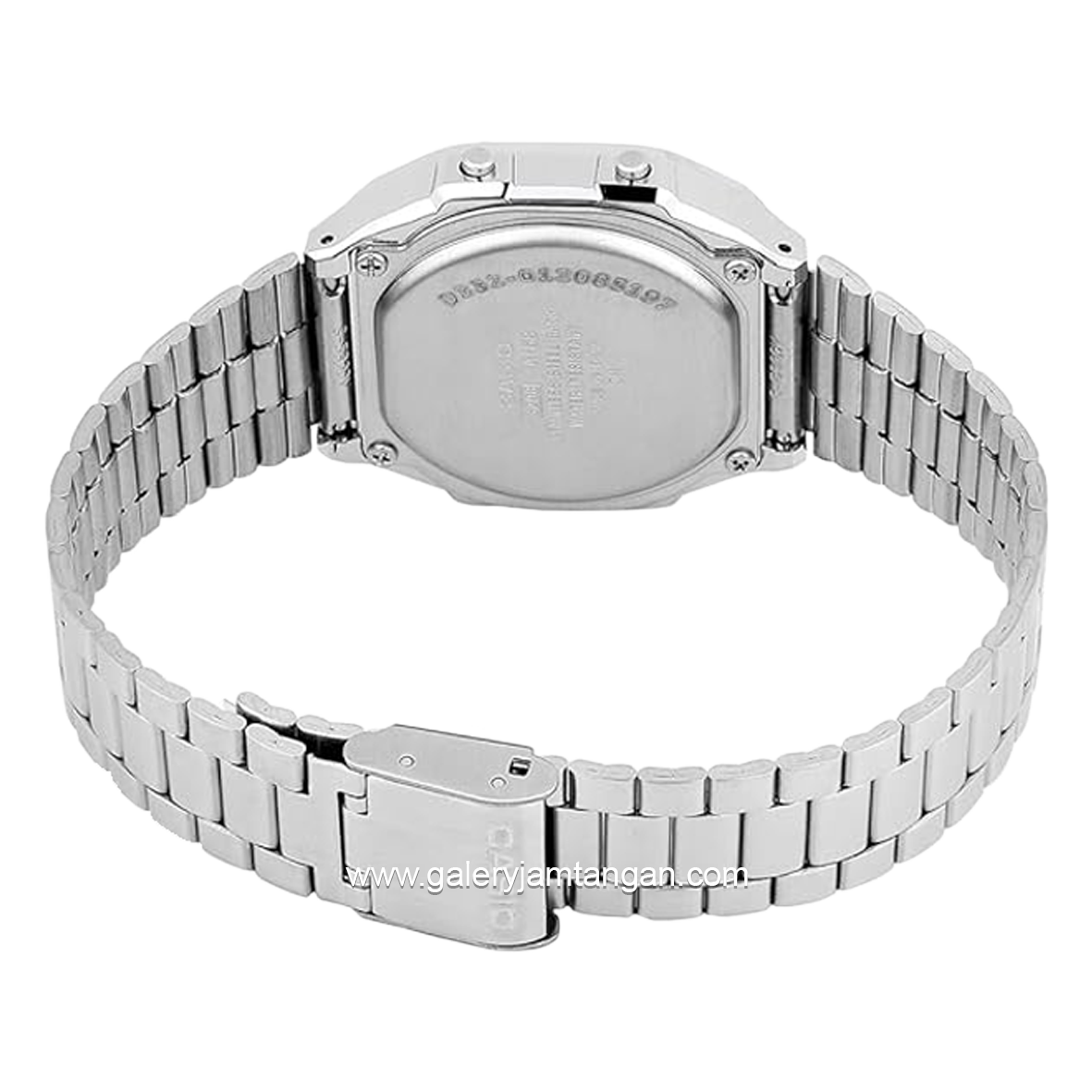 Casio A168WA-5AYDF Digital Silver Stainless Steel