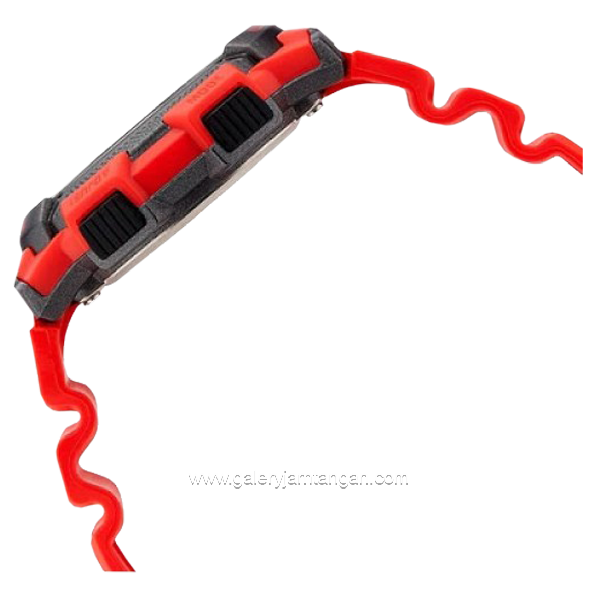 CASIO General AE-1000W-4AVDF Red Dial Black Digital Rubber Strap