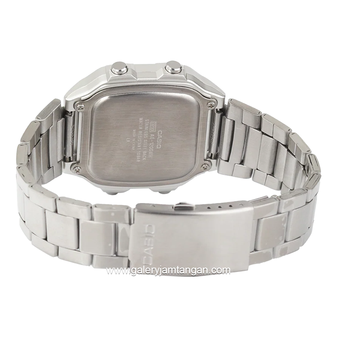 CASIO General AE-1200WHD-1AVDF Silver Dial Black Digital Stainless Steel Strap