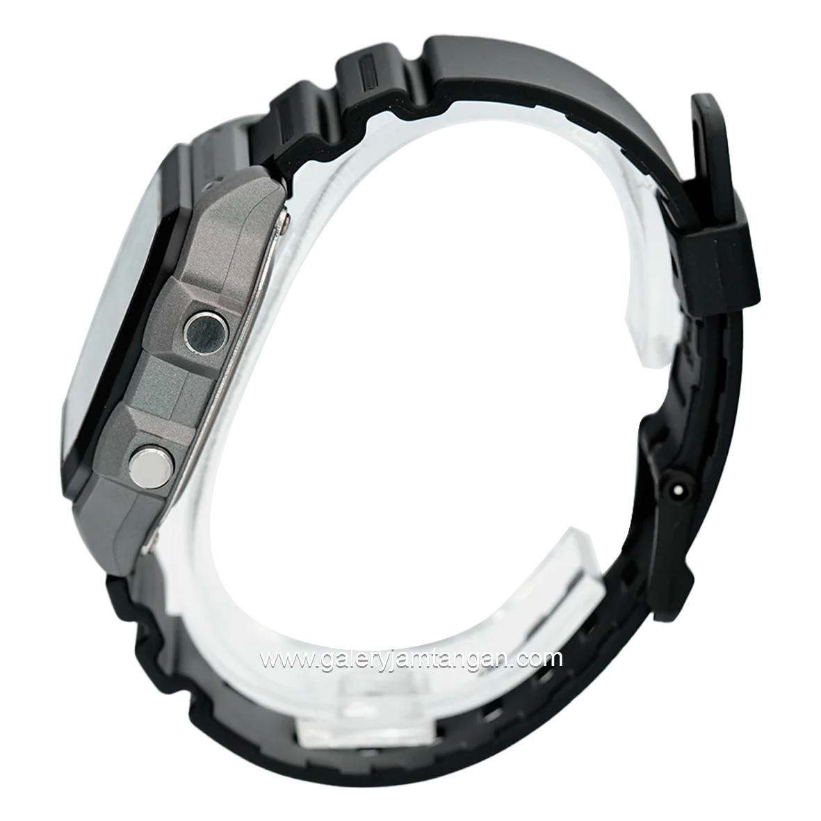 CASIO General AE-1300WH-8AVDF Black Silver Digital Rubber Strap