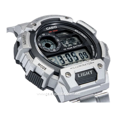 CASIO General AE-1400WHD-1AVDF Silver Digital Stainless Steel