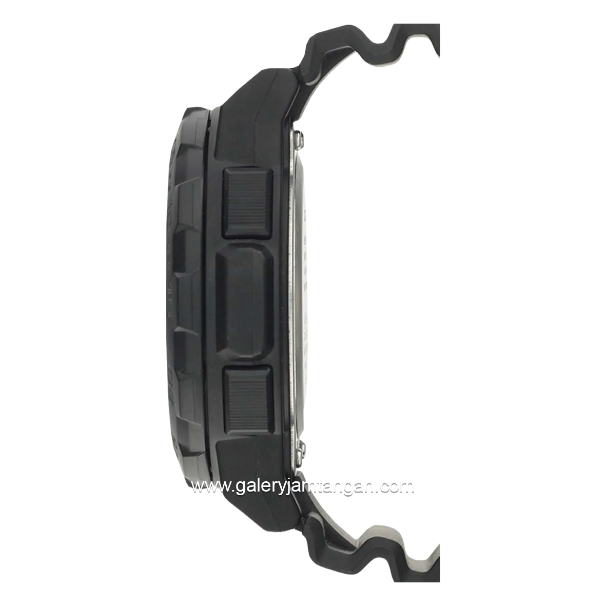 CASIO General AEQ-100W-1BVDF Black Analog Digital Rubber Strap
