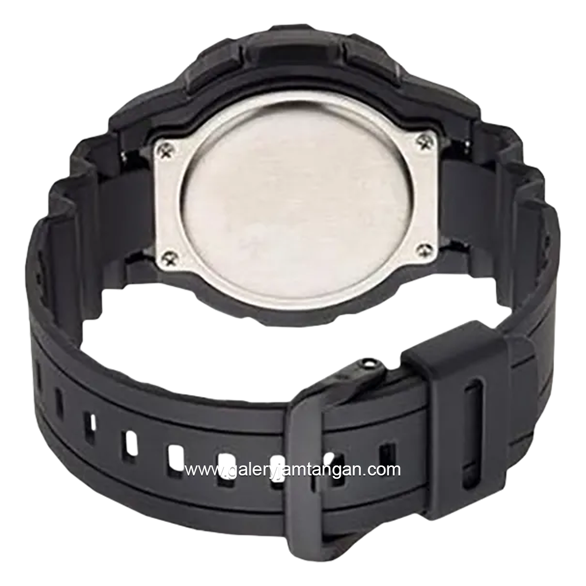 CASIO General AEQ-100W-1BVDF Black Analog Digital Rubber Strap