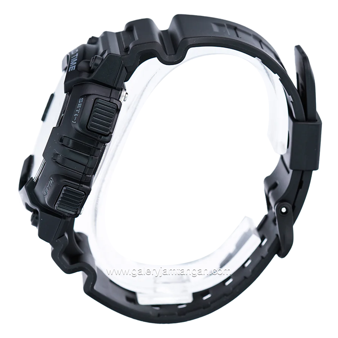CASIO General AEQ-110W-1BVDF Black Analog Digital Rubber Strap