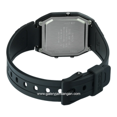 CASIO General AW-48HE-1AVDF Black Analog Digital Rubber Strap