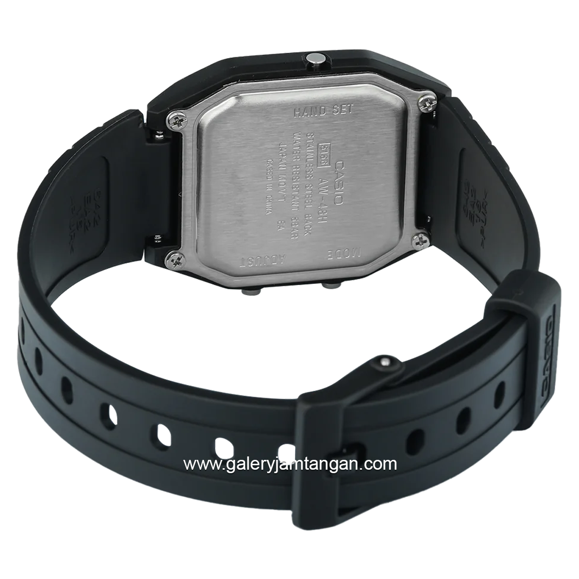 CASIO AW-48HE-8AVDF Black Analog Digital Rubber Strap