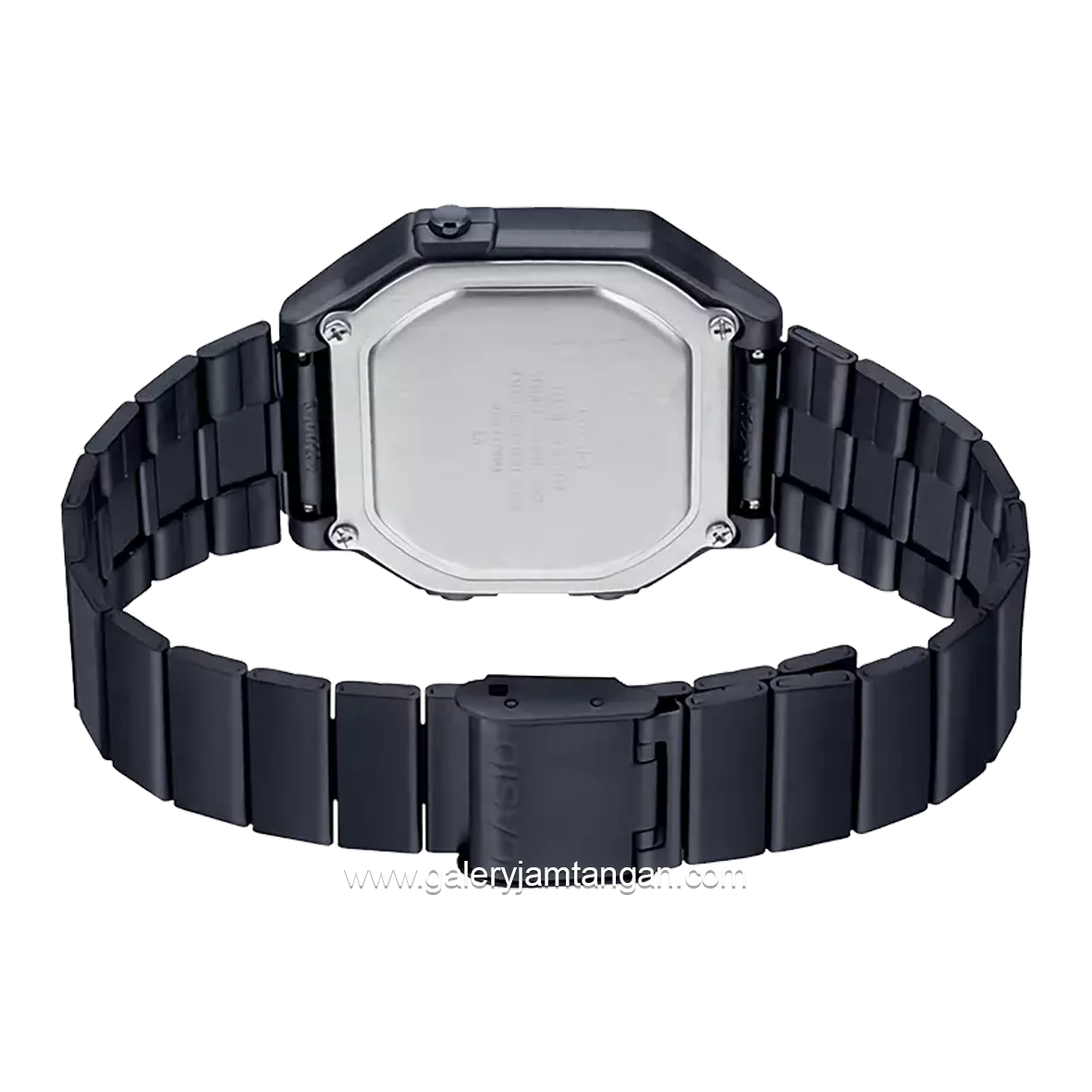 CASIO B650WB-1BDF Digital Full Black Resin Strap
