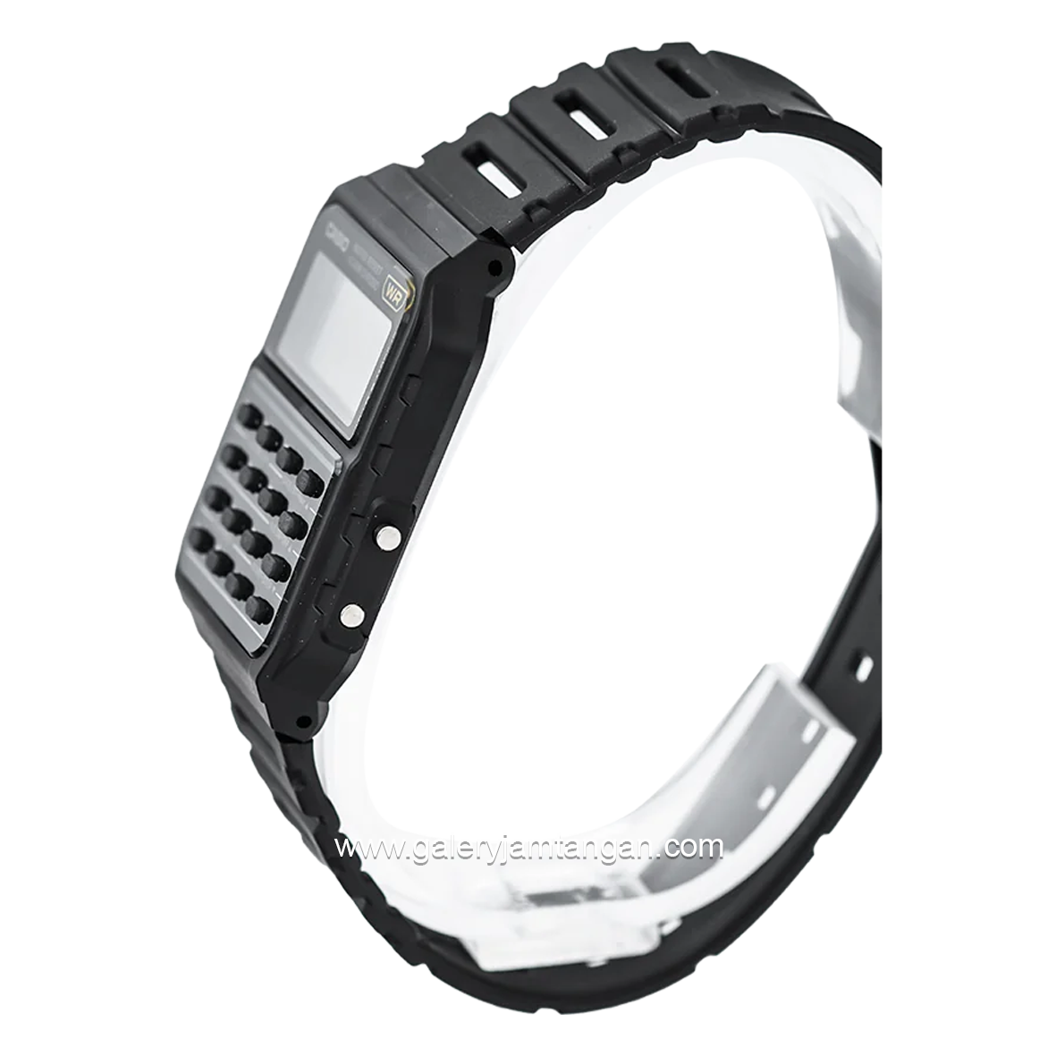 CASIO Youth Vintage CA-53W-1ZDR Black Databank Digital Rubber Strap