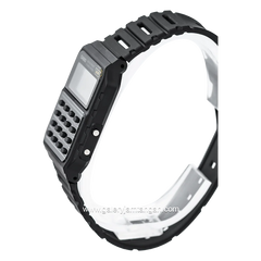 CASIO Youth Vintage CA-53W-1ZDR Black Databank Digital Rubber Strap