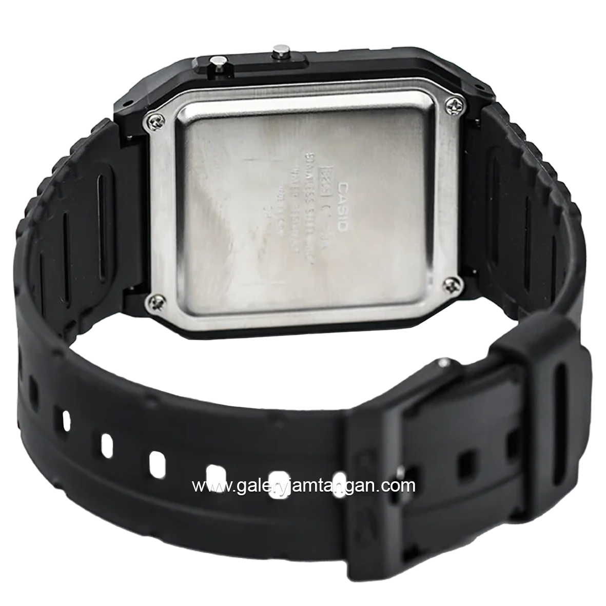 CASIO Youth Vintage CA-53W-1ZDR Black Databank Digital Rubber Strap
