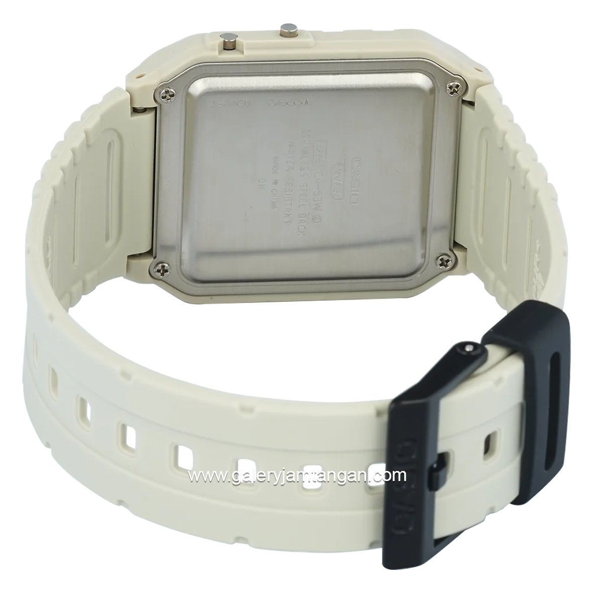 CASIO CA-53WB-8BDF White Digital Resin Strap