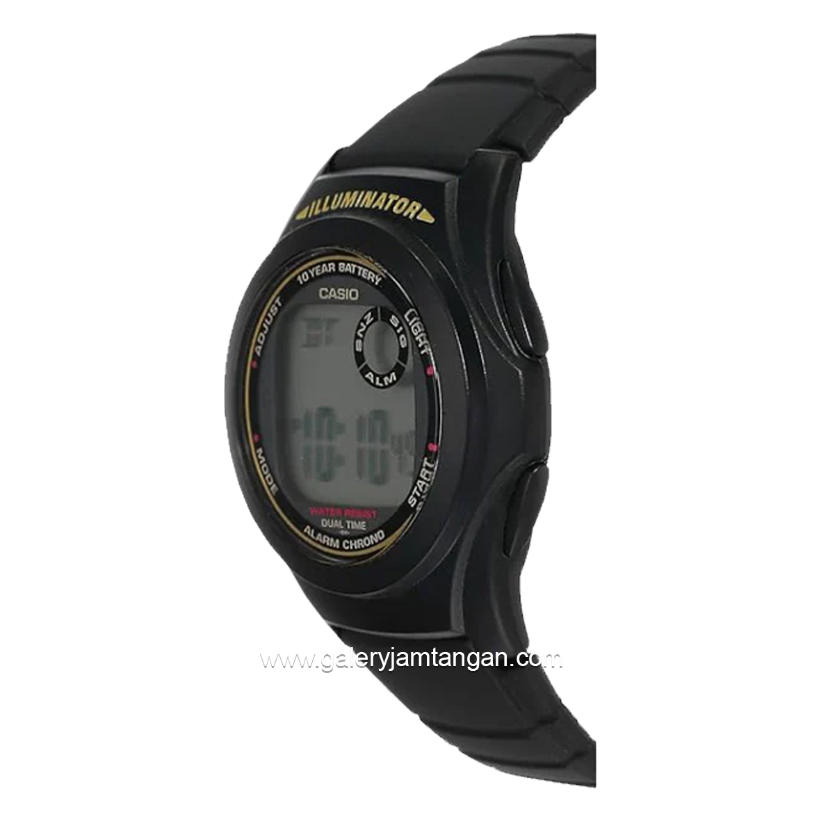 CASIO F-200W-9ADF Digital Black Resin Strap