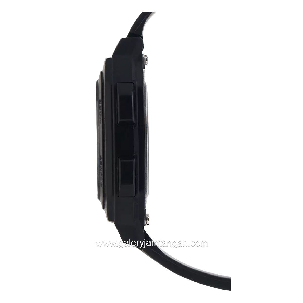 CASIO General F-201WA-1ADF Black Digital Rubber Strap