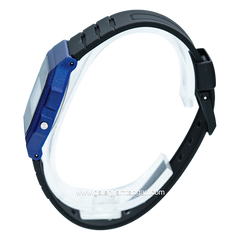 CASIO General F-91WM-2ADF Black Blue Digital Rubber Strap