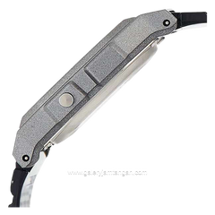 CASIO General F-91WS-8DF Youth Digital Grey Clear Rubber Strap
