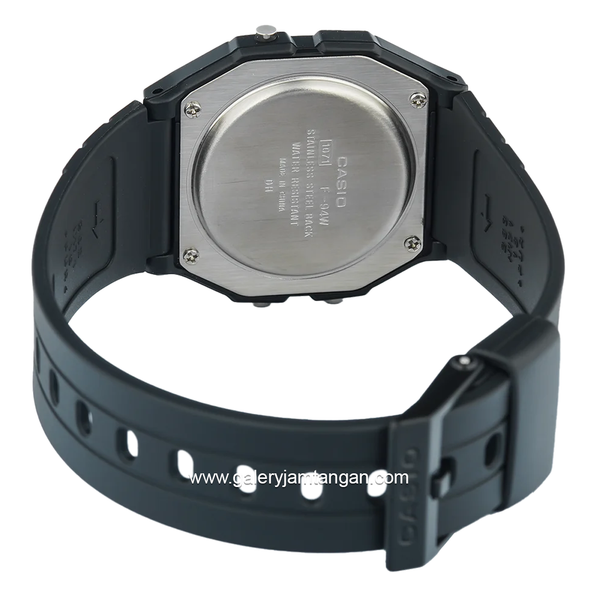 CASIO F-94WA-8DG Digital Black Resin Strap