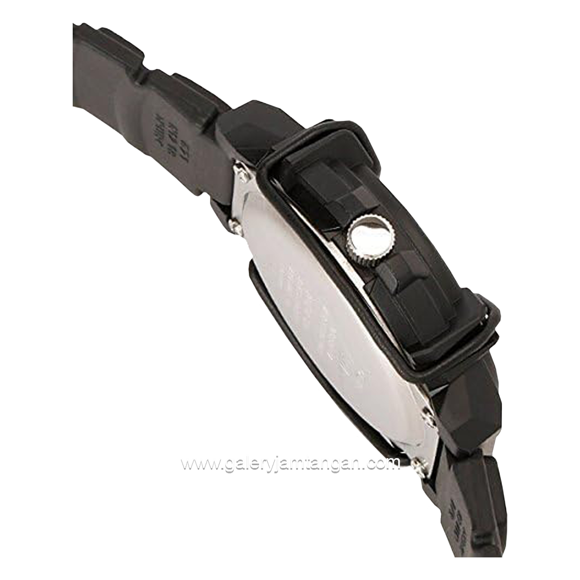 CASIO HDA-600B-7BVDF Black Dial White Resin Strap