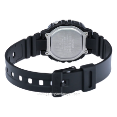 CASIO General LA-20WH-9ADF Black Dial Yellow Digital Rubber Strap