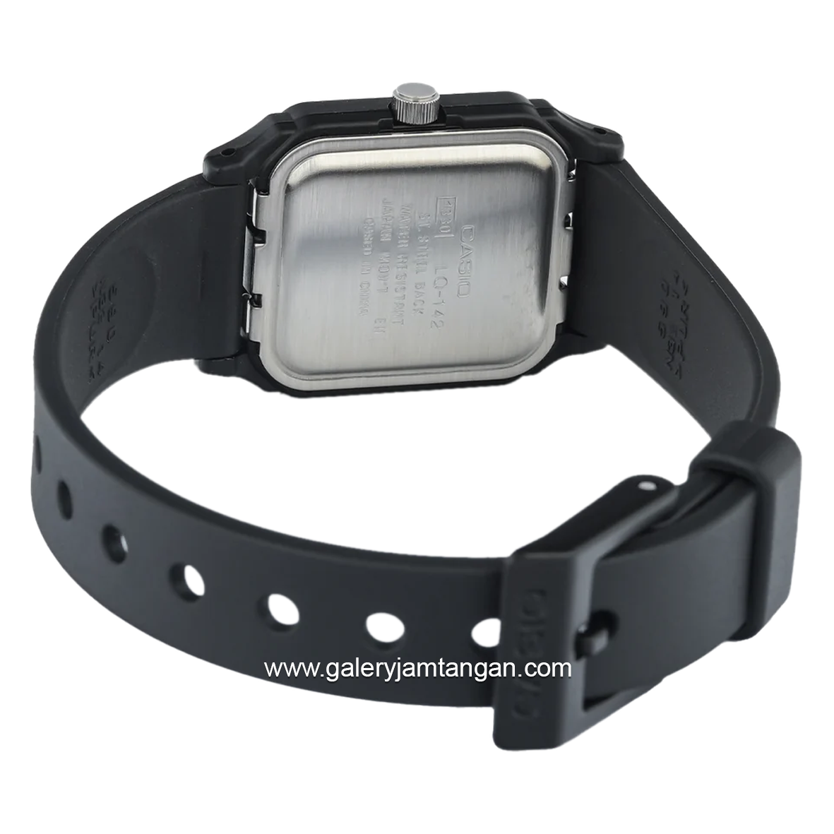 CASIO LQ-142E-2ADF Black Dial Blue Resin Strap