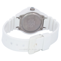 CASIO General LRW-200H-4E2VDR White Dial Multicolor Rubber Strap