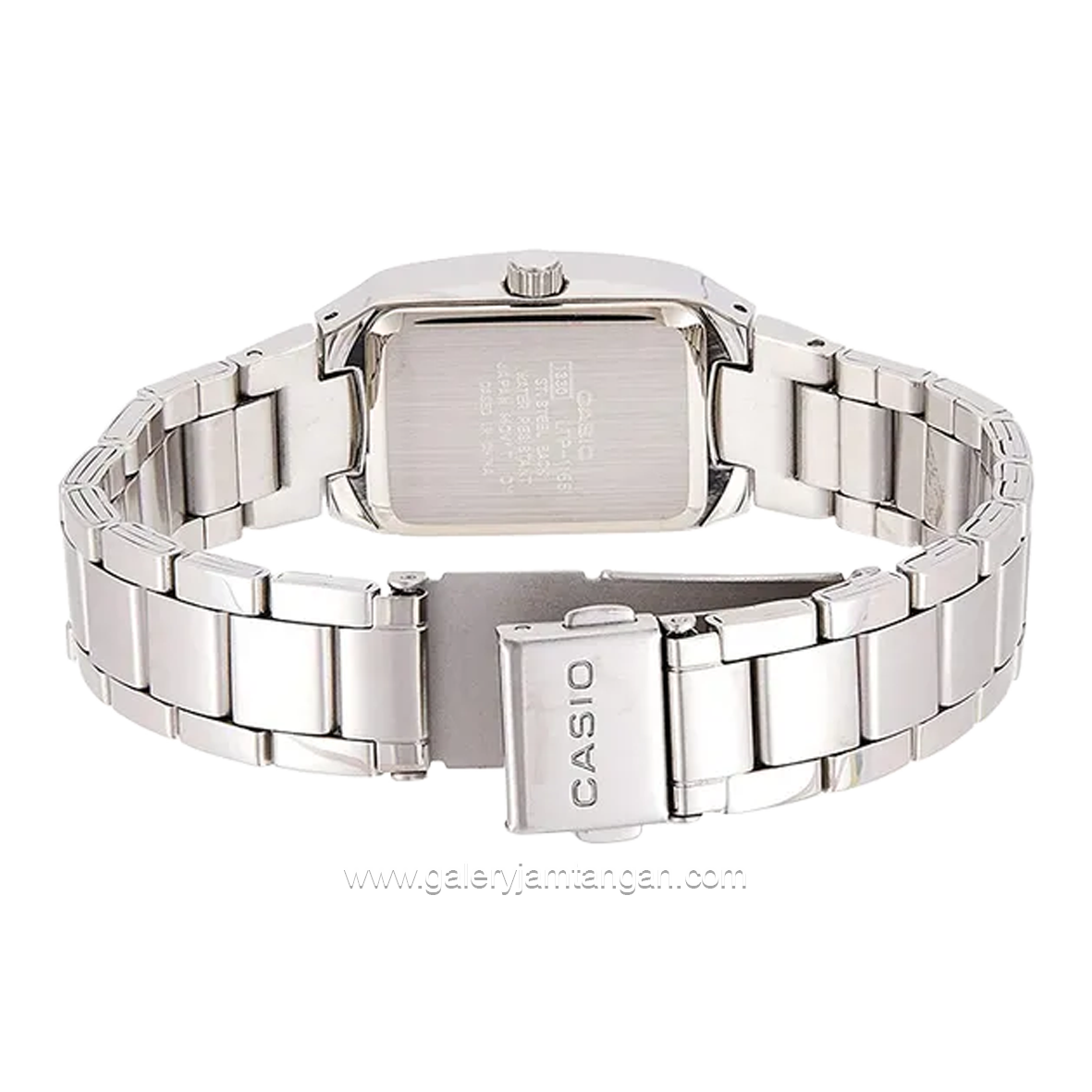 CASIO General LTP-1165A-4CDF Silver Dial Pink Stainless Steel Strap